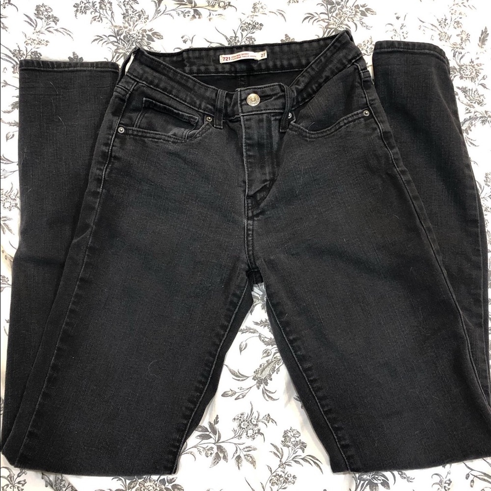 Levis High rise skinny